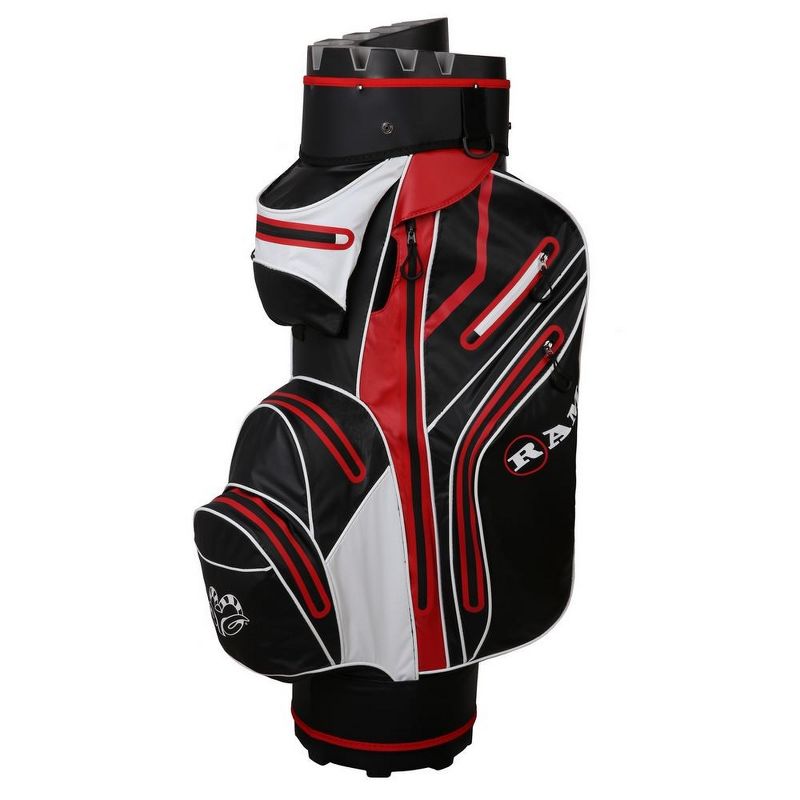 Ram Golf Premium Waterproof Cart Bag with 14 Way Molded Organizer Divider Top, 1 of 5