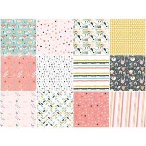 Wrapables 6x6 Decorative Single-Sided Scrapbook Paper for Arts & Crafts Projects, Scrapbooking, Card-Making - 1 of 4