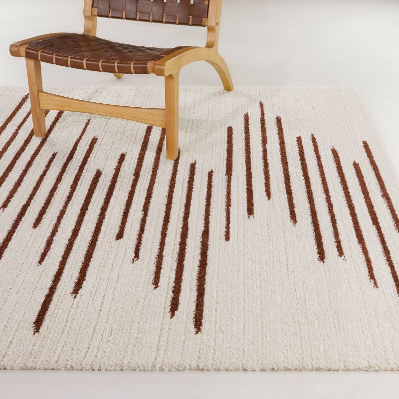 Andriesse Contemporary Stripe Rug Red - Balta Rugs, 2 of 6
