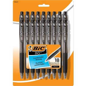 BIC BU3 Retractable Ballpoint Pens Medium Point Black Ink 924252 - 1 of 4