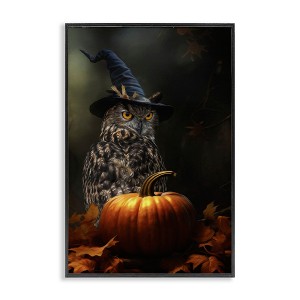 Stupell Industries Bewitching Gaze of Owl Framed Giclee Art - 1 of 4
