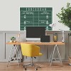 RoomMates XL Football Field Dry Erase Giant Peel and Stick Wall Decals Green/White: Vinyl Self-Adhesive Sports Decor - 2 of 4