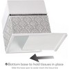 Creative Scents Mirror Damask White Square Tissue Box - 3 of 4