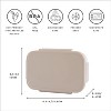 3 Sprouts Recycled Plastic Bento Box - Taupe - 4 of 4