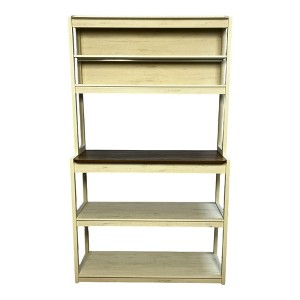 NicBex 5-Tier Storage Shelves,Storage Bakers Rack with Coffee Bar,Kitchen Shelves,Microwave Stand for Living Room - 1 of 4