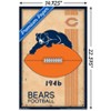 Trends International NFL Chicago Bears - Retro Logo 14 Unframed Wall Poster Prints - 3 of 4