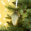 FURNIinspire Decorative Holiday Scene Props Glass Pine Cones Hanging Ornaments for Christmas Tree Holiday Party, Green, 2.3"*2.3"*3.5" - 2 of 4