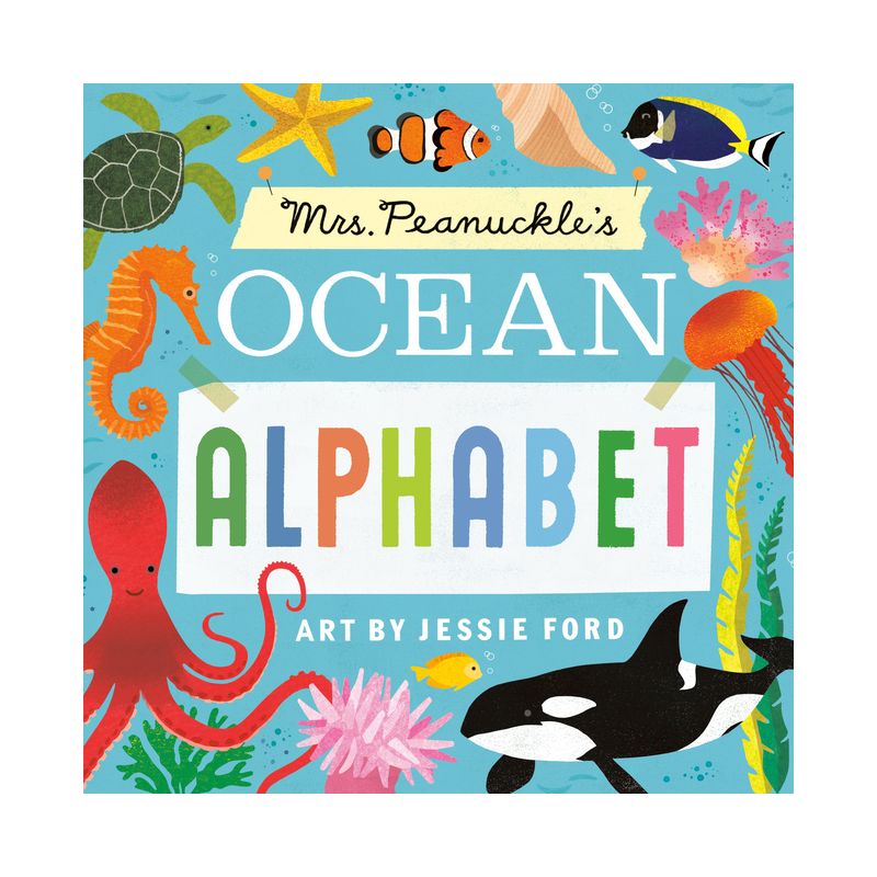 Mrs. Peanuckle's Ocean Alphabet - (Mrs. Peanuckle's Alphabet) by  Mrs Peanuckle (Board Book), 1 of 2