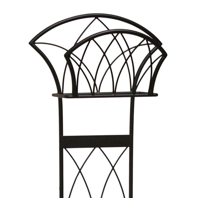 Liberty Garden Steel Decorative Garden Hose Stand with Gothic Design (2 Pack), 3 of 7