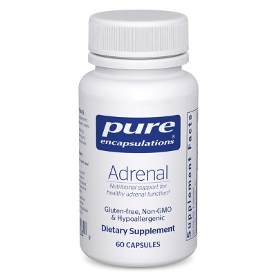Pure Encapsulations Adrenal - Supplement to Support Healthy Cortisol Levels, Fatigue, Stress Moderation, and Adrenal Gland Function* - 60 Capsules