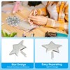 Unique Bargains Mini Metal Round Head Star Brads Paper Fasteners for DIY Craft - 3 of 4