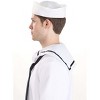 HalloweenCostumes.com One Size Fits Most   Adult Sailor Hat | Adult Costume Accessories, White - 2 of 4