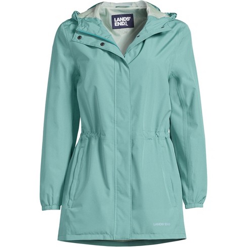 Lands end waterproof rain on sale jacket