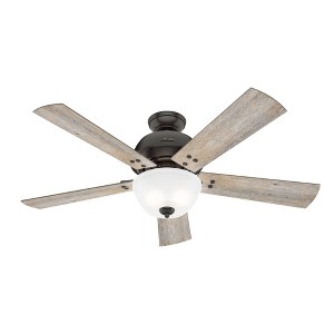 52" Highdale Ceiling Fan with Remote Bronze: WhisperWind Motor, ETL Listed - Hunter Fan - 1 of 4