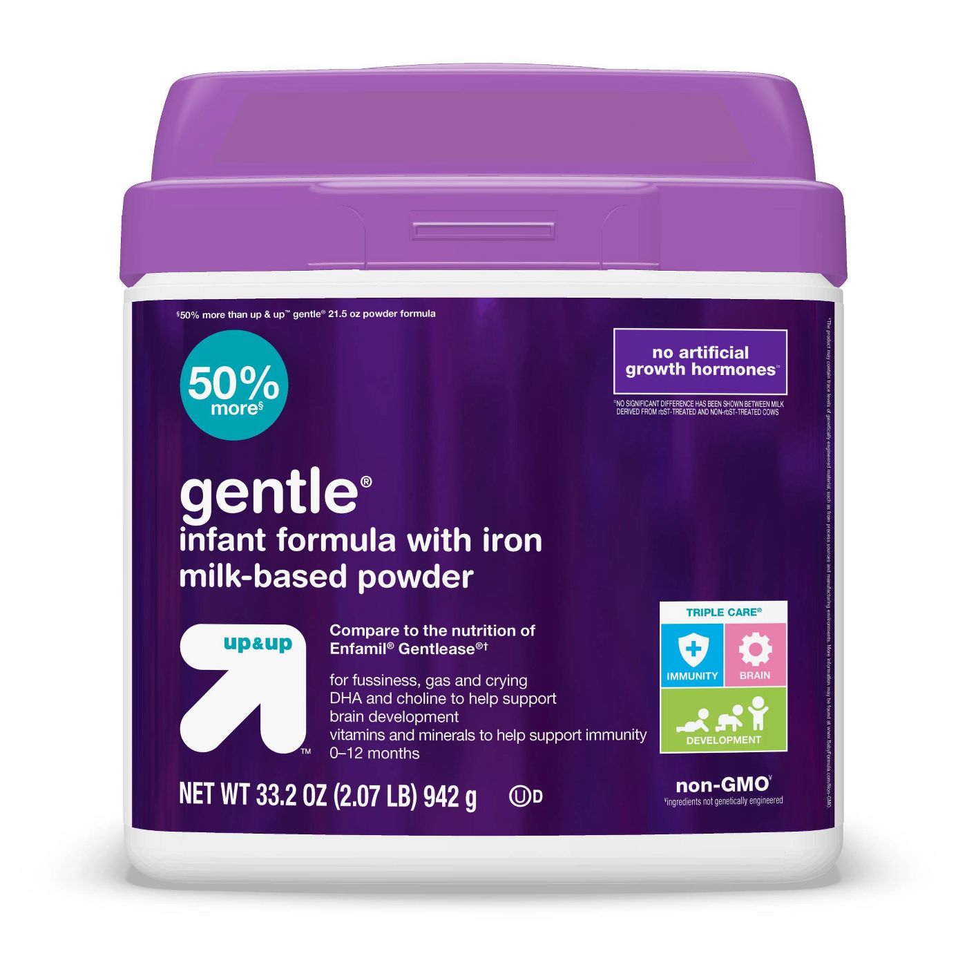 Gentle Infant Formula with Iron Milk-Based Powder - up & up™ - image 1 of 7