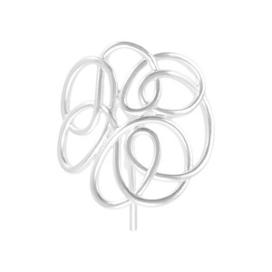 Unique Bargains Women's Round Lines Ponytail Buckle Hair Clip 1 Pc - 1 of 4