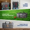 Panther Armor Dog Travel Bag- Hanging Dog Organizer ,  Dog Food & Treat Container for Travel Accessories - 4 of 4