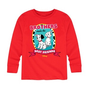 Boys' - 101 Dalmatians - Brothers Make the Best Friends Long Sleeve Graphic T-Shirt - 1 of 3