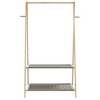 vidaXL Bamboo Coat Rack with Shelves 96 x 45.5 x 150.5 cm - 3 of 4
