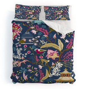 Deny Designs 3pc King Sabine Reinhart Chinoiserie Duvet and Sham Set - 1 of 4