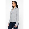 90 Degree By Reflex Womens Lightweight, Full Zip Running Track Jacket - 2 of 3