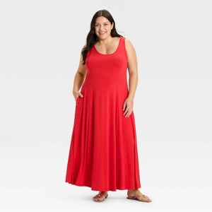 Women's Seamed Maxi Dress - Ava & Viv™ - 1 of 3
