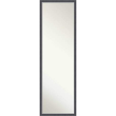 Full length store door mirror