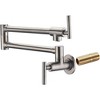 Pot Filler Faucet Wall Mount Kitchen Folding Faucet with Double Joint Swing Arms - 4 of 4