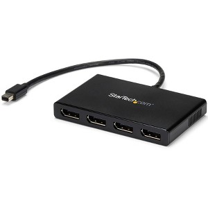 StarTech Mini DisplayPort to DisplayPort Multi-Monitor Splitter, 4-Port ...