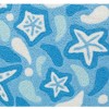 Jellybean Swirling Starfish Accent Doormat – Washable 20"x 30" Mat for Beachy Indoor or Outdoor Style - 2 of 3