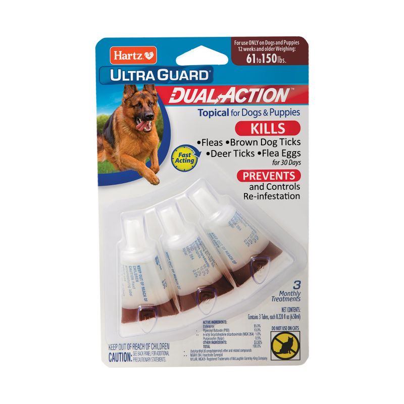 Hartz Dual Action Insect Prevention - 3ct/0.22 fl oz, 1 of 6