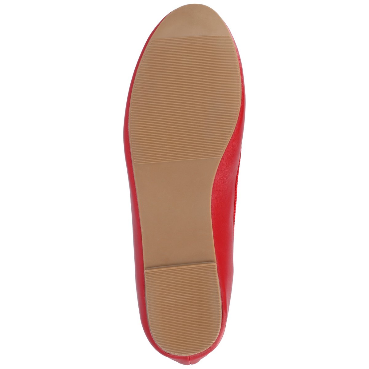Обувь Journee Collection Women's Vika Slip On Round Toe Ballet Flats Red 7 — фото 5