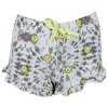 Mentally Exhausted Women's Smile Tie-Dye Notch Collar Short Sleeve and Shorts Set - 3 of 3