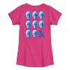 Girls' - Barbie - Ken Emotion Grid Fitted Short Sleeve Graphic T-Shirt - 2 of 4