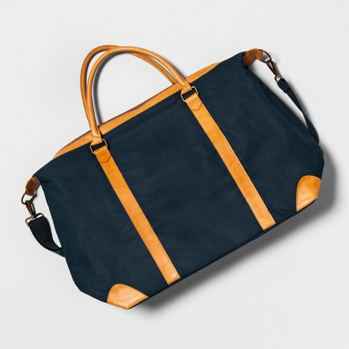 Large Weekender Bag Blue Hearth Hand with Magnolia by Hearth