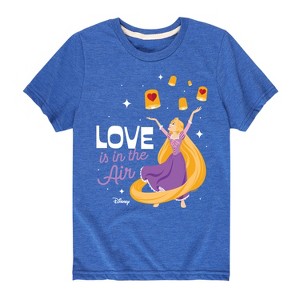 Girls' - Disney Princess - Love is in the Air Short Sleeve Graphic T-Shirt - 1 of 4
