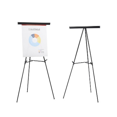Staples Tri-Lite Display Easel Black Steel (28220US/50449US)