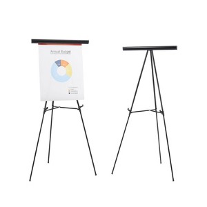 Staples Tri-Lite Display Easel Black Steel (28220US/50449US) - 1 of 4