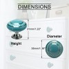 Unique Bargains Ceramic DIY Corrosion-Resistant Dressing Table Cabinet Knob - 3 of 4