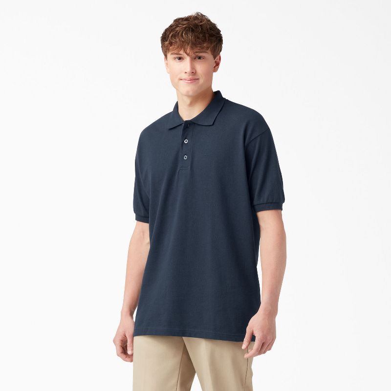 Dickies Adult Size Piqué Short Sleeve Polo, 1 of 4