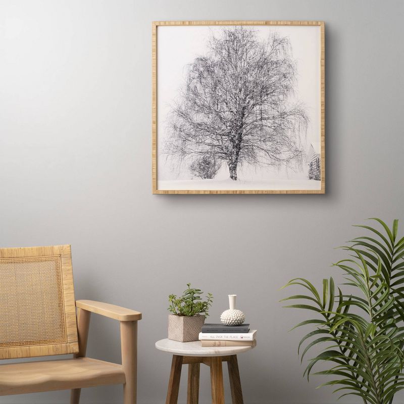 Chelsea Victoria The Willow And The Snow Framed Wall Art Poster Print White - Deny Designs, 6 of 7