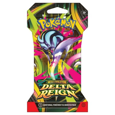 Pokemon ME6 Mega Evolution Delta Reign Sleeved Booster Pack | Mega ...