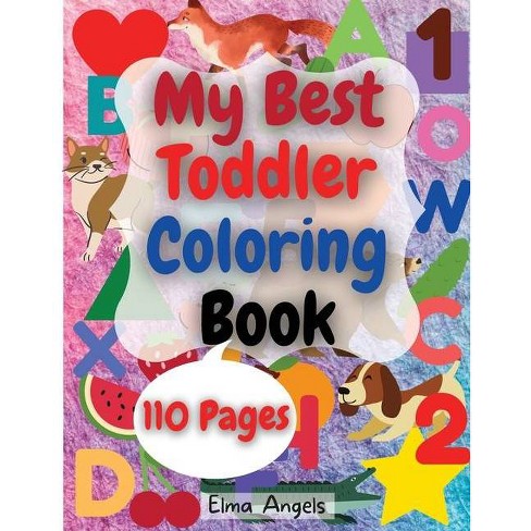 Download My Best Toddler Coloring Book By Elma Angels Paperback Target