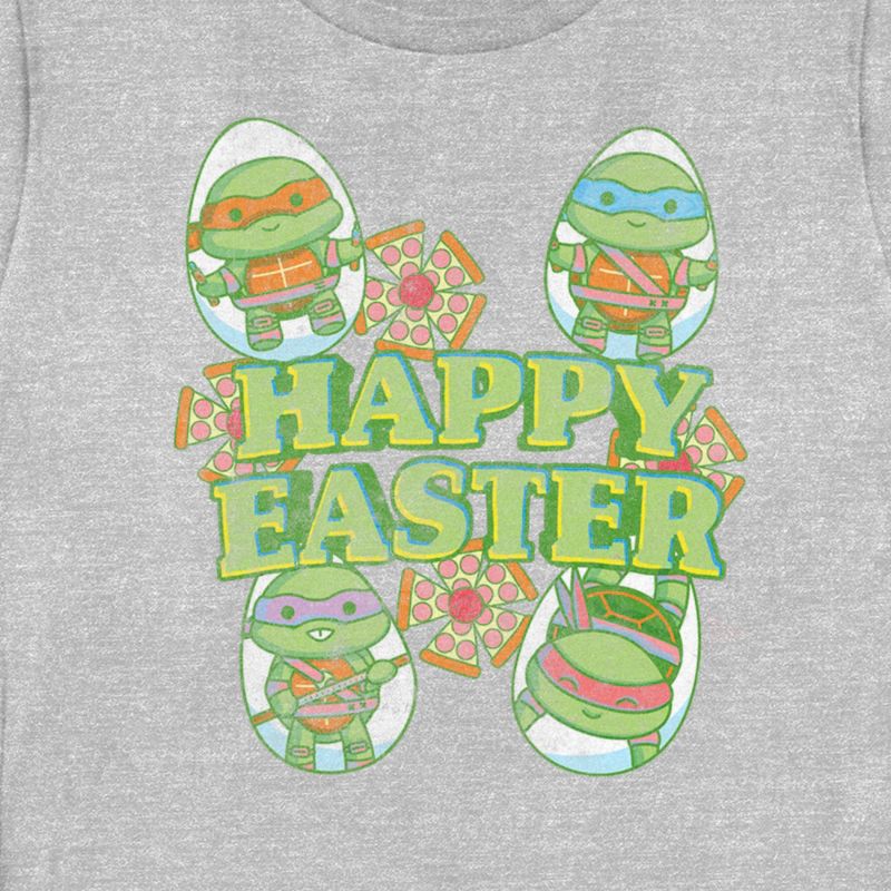 Women's Teenage Mutant Ninja Turtles Happy Easter Cute Best Friends T-Shirt, 2 of 5
