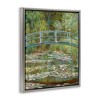 Stupell Industries Pond of Water Lilies Rectangular Portrait Floating Frame Canvas Art, Gray, 17" x 21" - 2 of 4