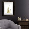 Trademark Fine Art - Rosana Laiz Blursbyai Yellow blooms Matted Framed Art - 2 of 4