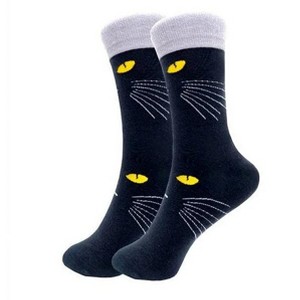 Black Cat Socks from the Socks Panda (Women's Sizes Adult Medium) from the Sock Panda - 1 of 4