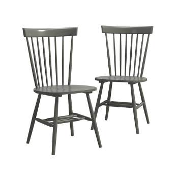 2pk New Grange Spindle Back Accent Chairs - Sauder