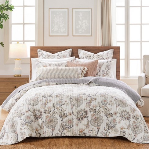 Light Grey Velvet Full/queen Quilt Set - Levtex Home : Target