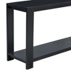 NicBex 59" Minimalist Modern Console Table with Open Bottom Shelf, Wide Entryway Table with 4 Robust Legs, TV Stands for Living Room, Entryway - 4 of 4